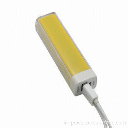 2,200mAh Mobile Power Bank for Smartphones with Stylish and Female, Preferred Lookout